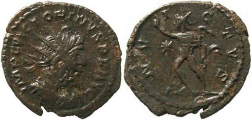 Romano Gallic Emperor Victorinus 268-270AD - INVICTVS